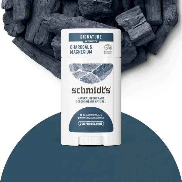 Schmidts Deodorant Stick, Charcoal + Magnesium