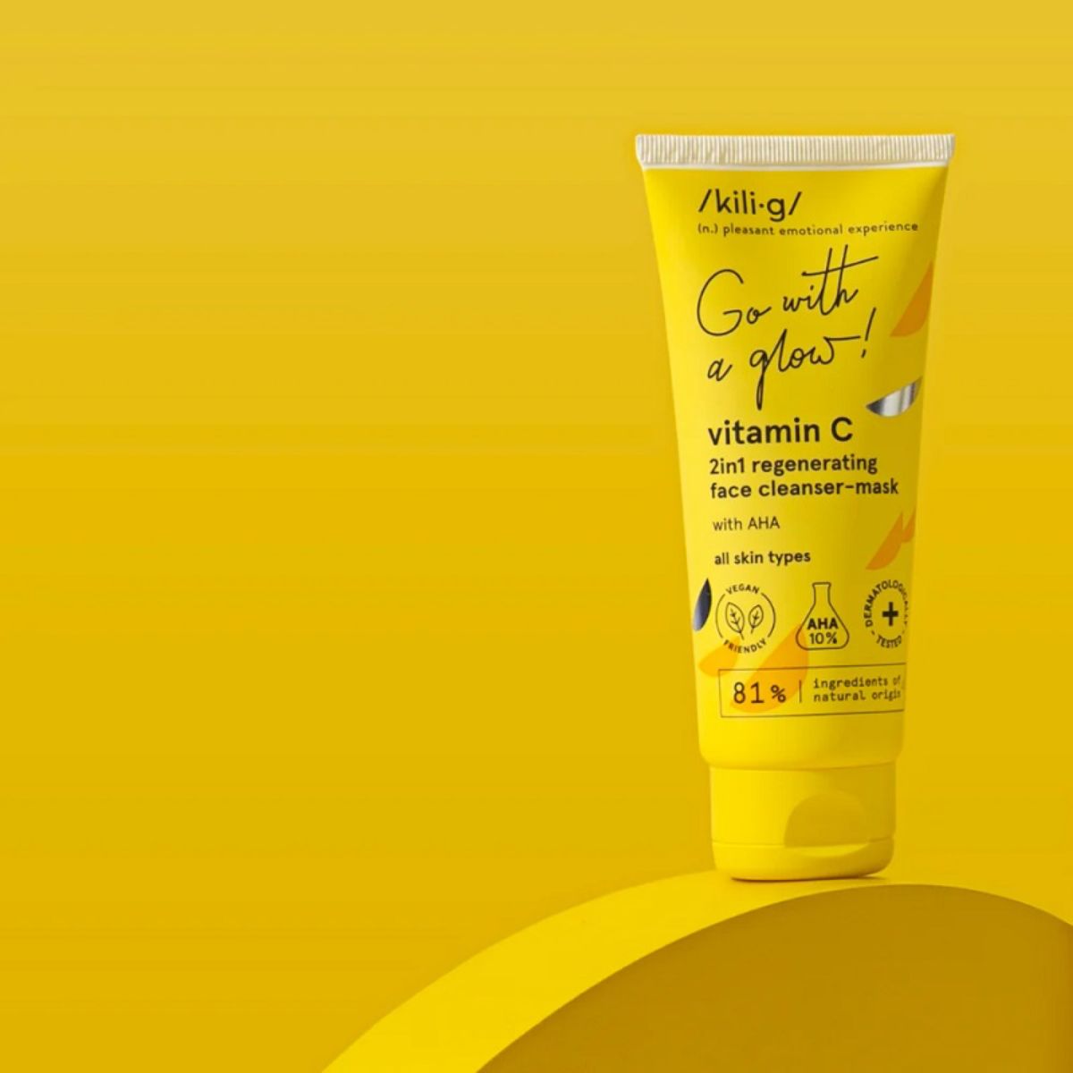 /KILI∙G/ - VITAMIN C - REGENERATING 2-IN-1 CLEANSER-MASK