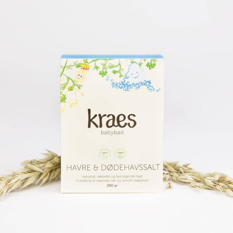Kraes - babybad havre & dødehavssalt - 600 g.