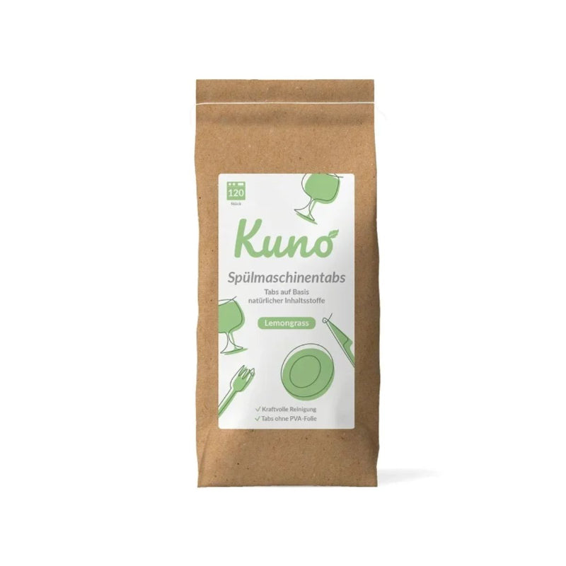 Kuno - Opvasketabs med citrongræs - 120 stk.