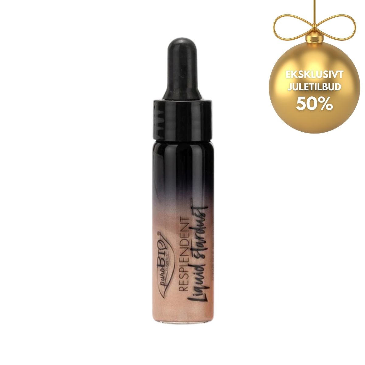 PUROBIO COSMETICS - LIQUID STARDUST HIGHLIGHTER - CHAMPAGNE 01 u. æske