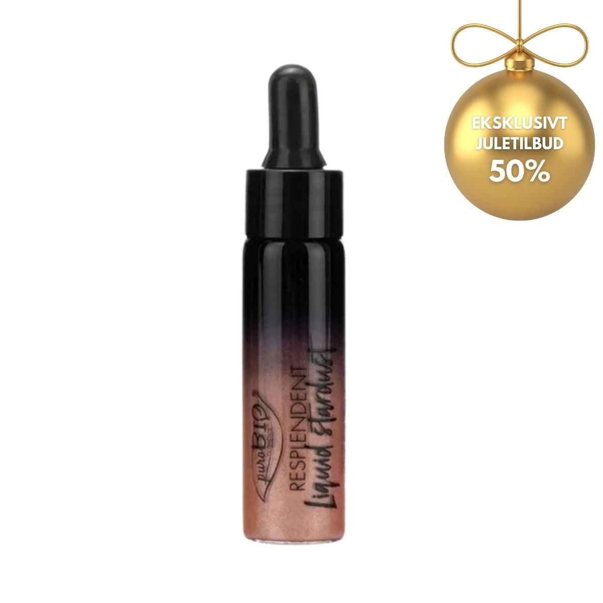 PUROBIO COSMETICS - LIQUID STARDUST HIGHLIGHTER - PINK GOLD 02 u. æske