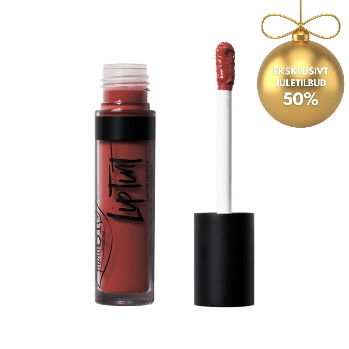 PUROBIO COSMETICS - Liquid lipstick Matte 07 (Chocolate red)