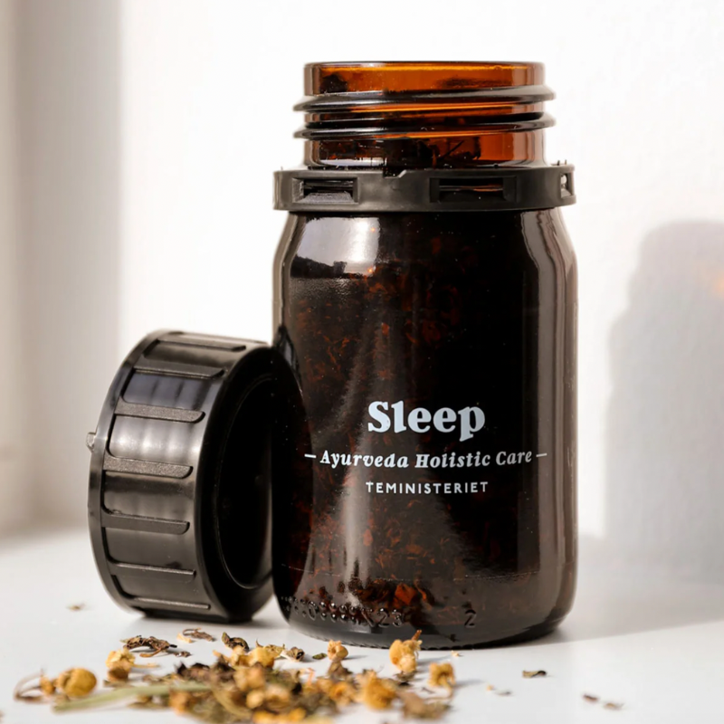 TEMINISTERIET - Løs urtete i glas  - SLEEP - 85 G