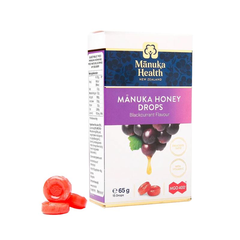 Manuka Honning - Blackcurrant - 15 drops 