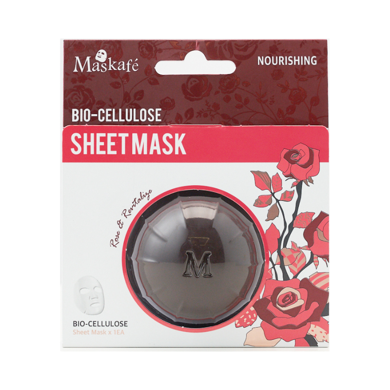 MASKAFÉ - NOURISHING SHEET MASK - BIO-CELLULOS