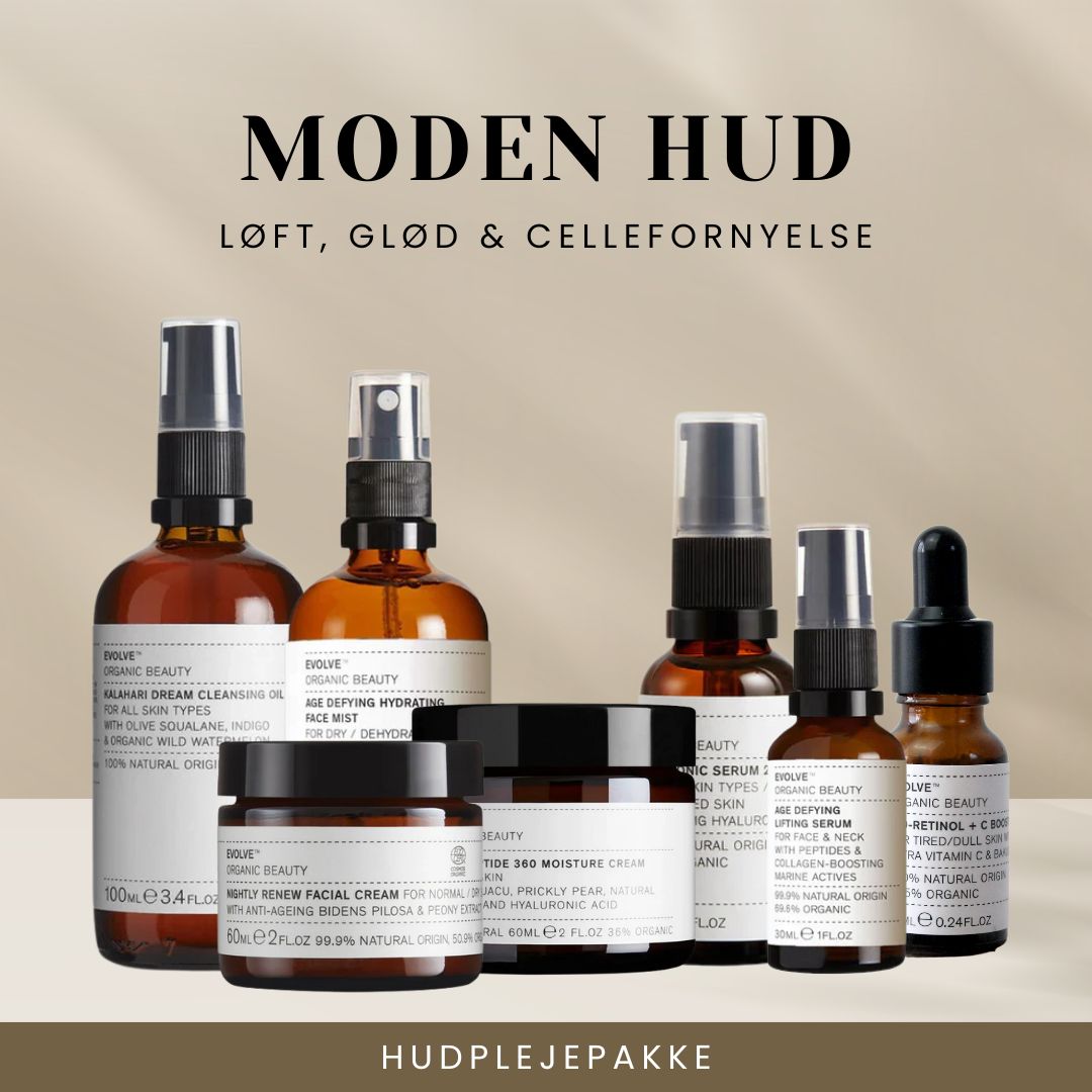 Evolve hudplejepakke | Moden hud - løft, glød & cellefornyelse