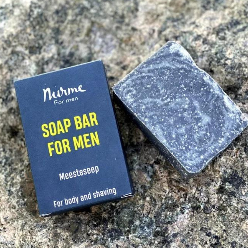 Nurme | Shower and shaving bar KOKSGRÅ - 100g.  til ham