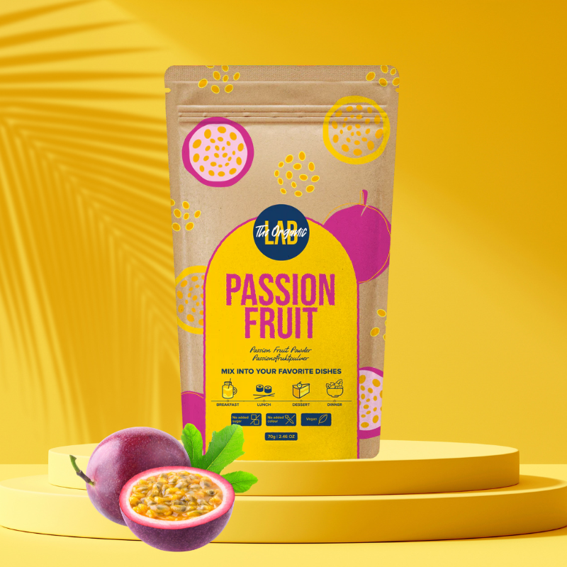 The Organic Labs - PASSION FRUIT POWDER - 70 g.