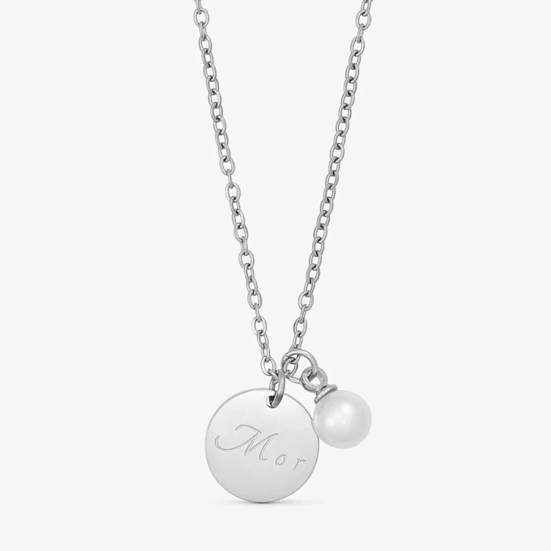 WOLFF JEWELRY - Mor halskæde - Sølvfarvet