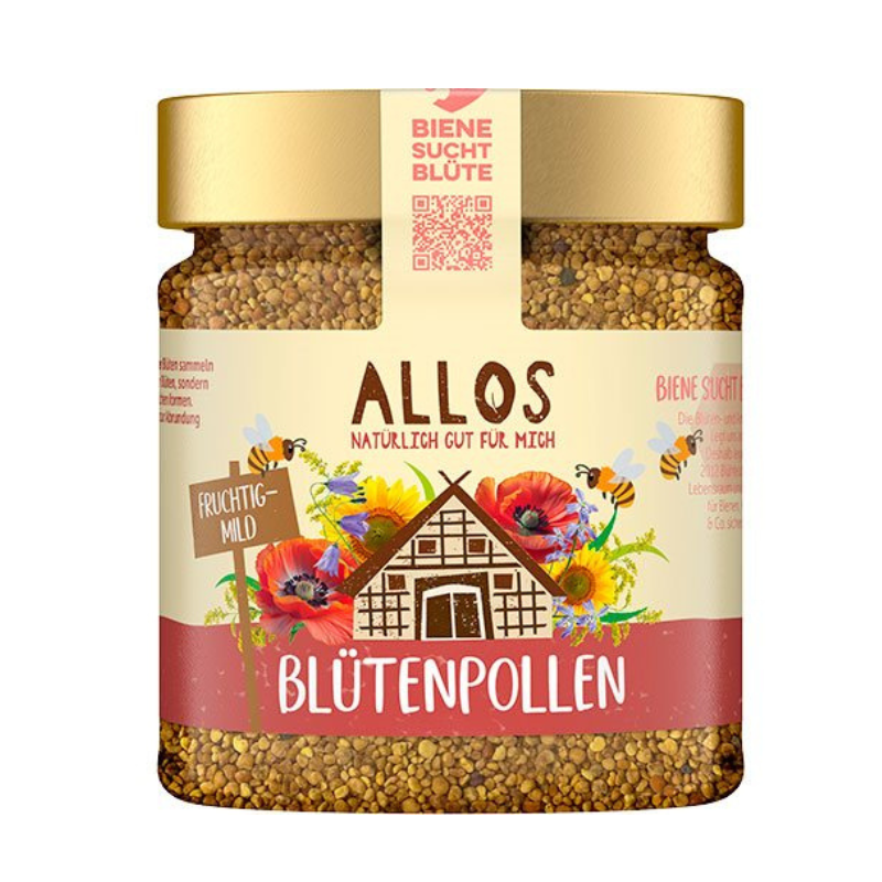 Allos - Blomsterpollen- økologisk - bipollen - 200 g.