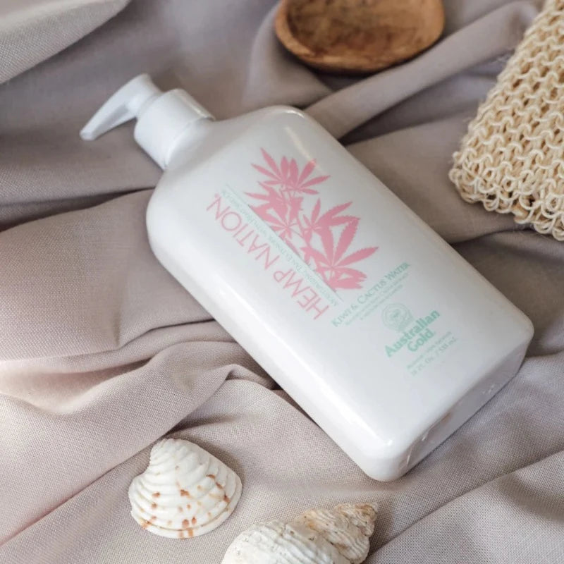 AUSTRALIAN GOLD - HEMP NATION - Body Lotion - Kiwi and Cactus - 535 ml.