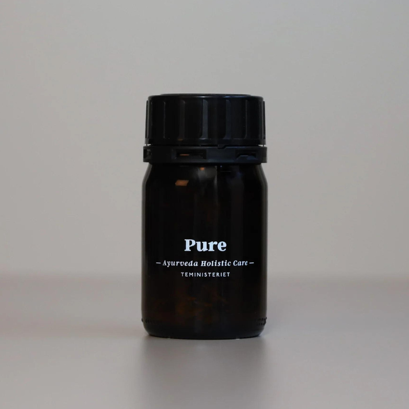 TEMINISTERIET - Løs urtete i glas  -  PURE  - 85 gram