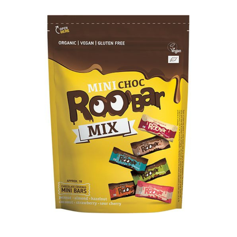 Organic Mix | Roobar Mini Choco Bars - ca. 18 stk.