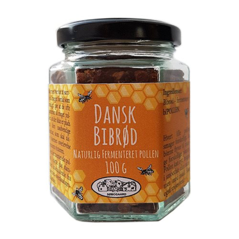Søbogaard - Bibrød - naturlig fermenteret pollen - 100 g.