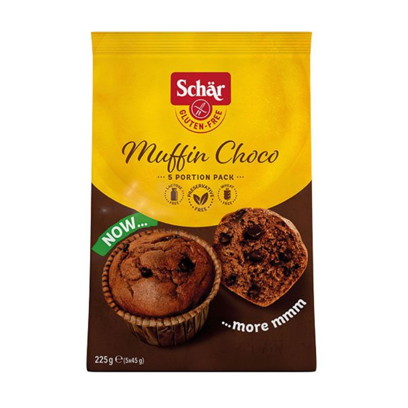 Schär - Chokolade Muffins - 225 g. 
