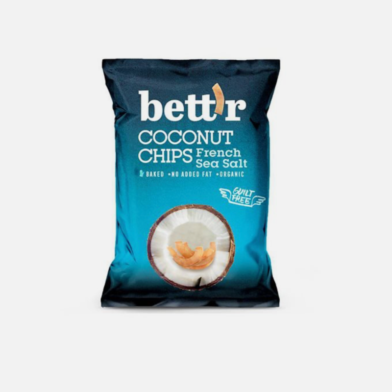 Bett'r - Kokoschips Ø, med havsalt (40g)