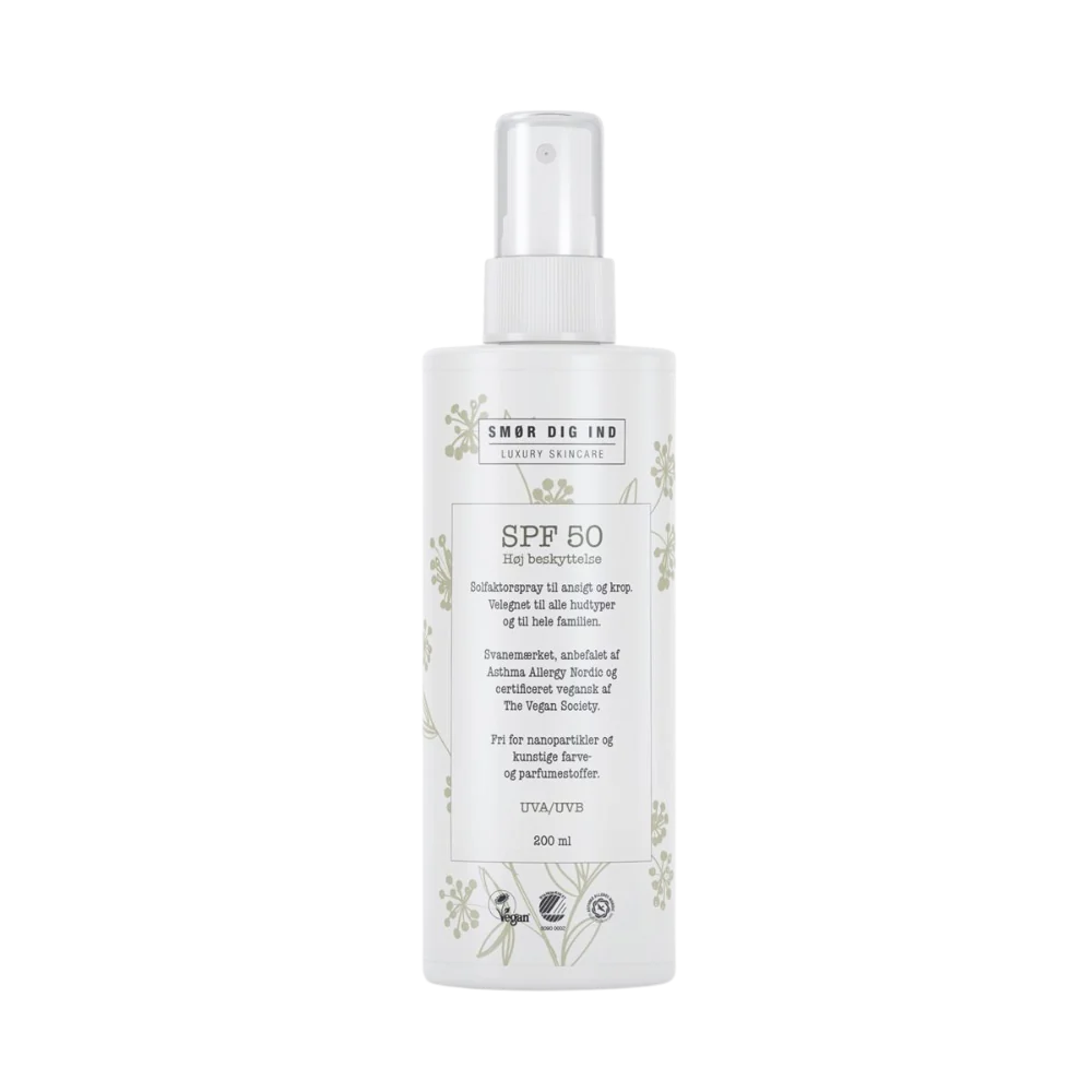 Smør dig ind - Solfaktorspray SPF 50 - 200 ml