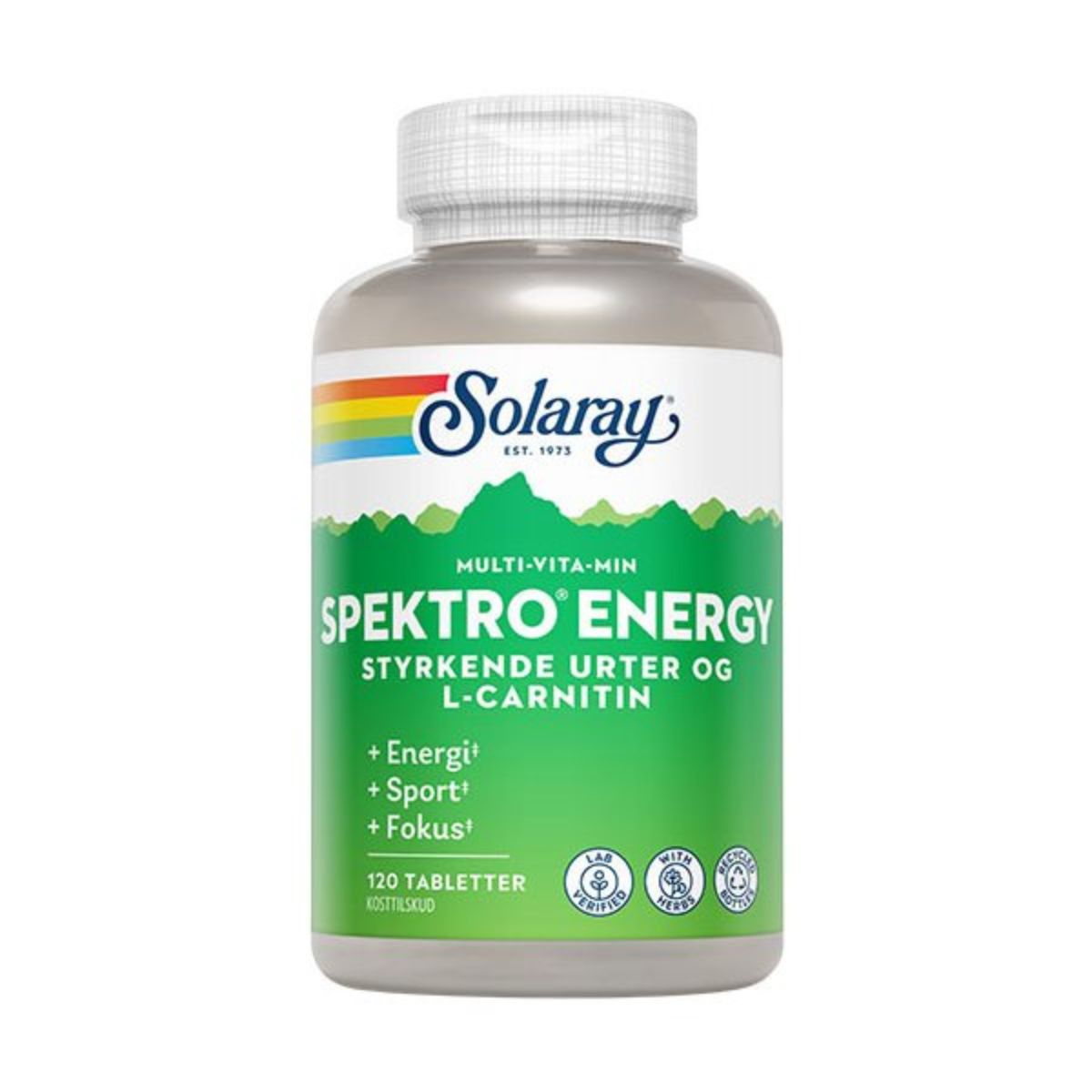 Solaray - Spektro Energy - Stykrende urter & L-Carnitin