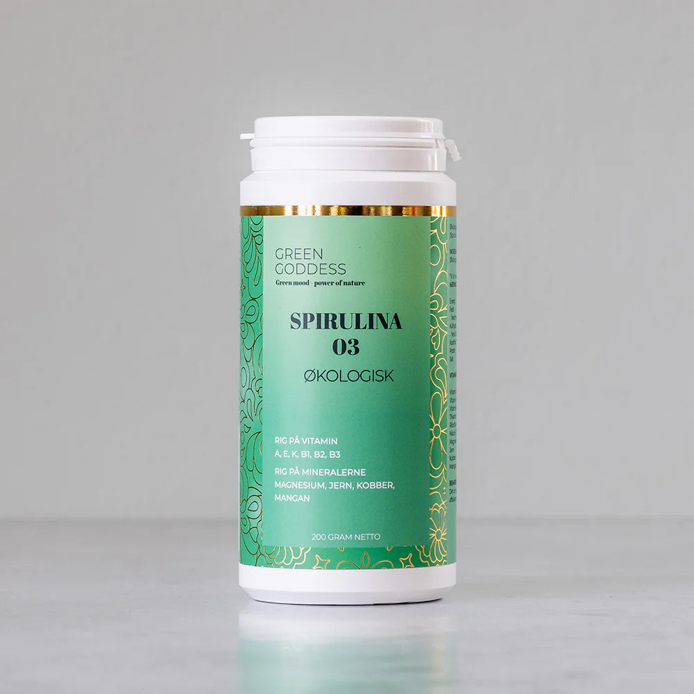 Green Goddess - Spirulina 03 - økologisk - 200 g