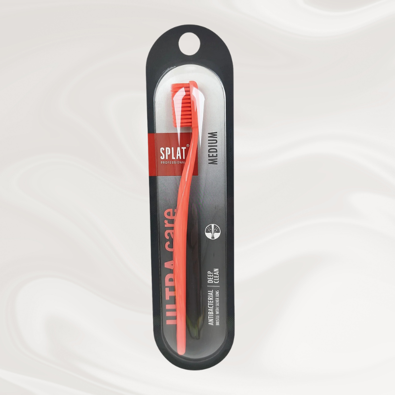 SPLAT® - PROFF ULTRA CARE TANDBØRSTE MEDIUM - Koral farvet