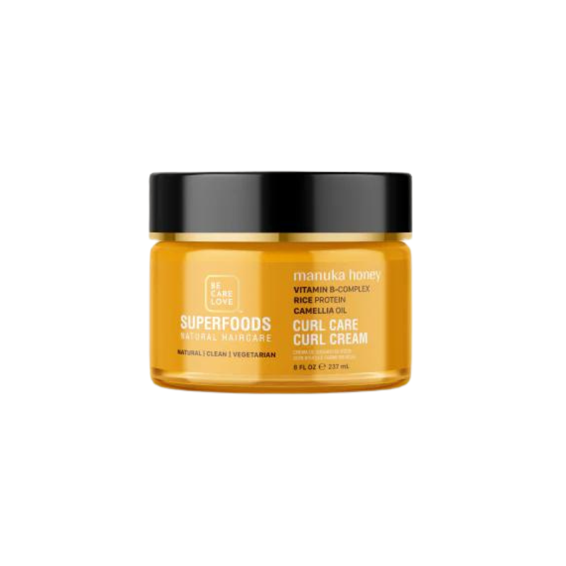 SUPERFOODS CURL CARE HÅRBALM - MED MANUKA HONEY - 237 ML.