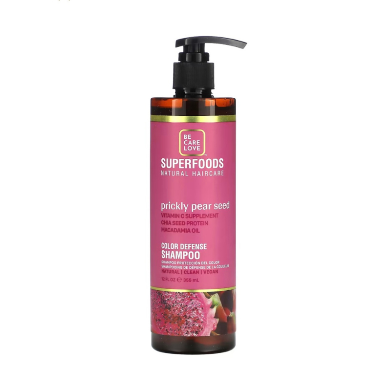 Superfoods - Natural Haircare, Color Defense Shampoo, Prickly Pear Seed, 12 fl oz (355 ml)