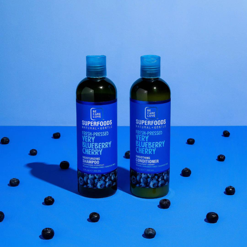 Superfoods - Smoothing Conditioner - Very Blueberry Cherry (God til sart og følsom hovedbund)- 355 ml