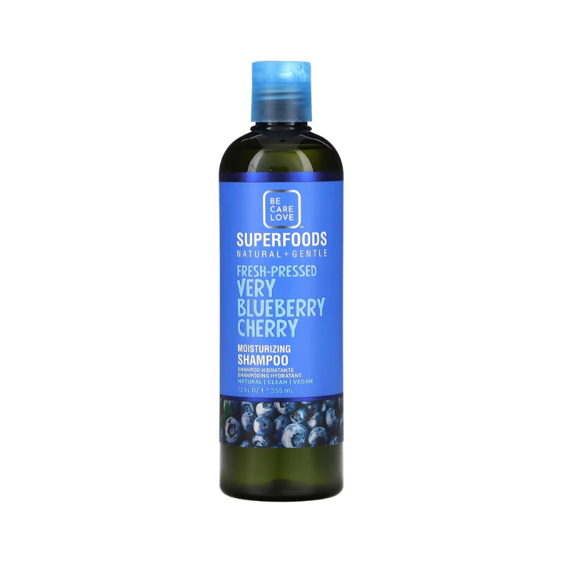 Superfoods - Moisturizing Shampoo - Very Blueberry Cherry - (God til sarte og følsomme hårbunde) - 355 ml