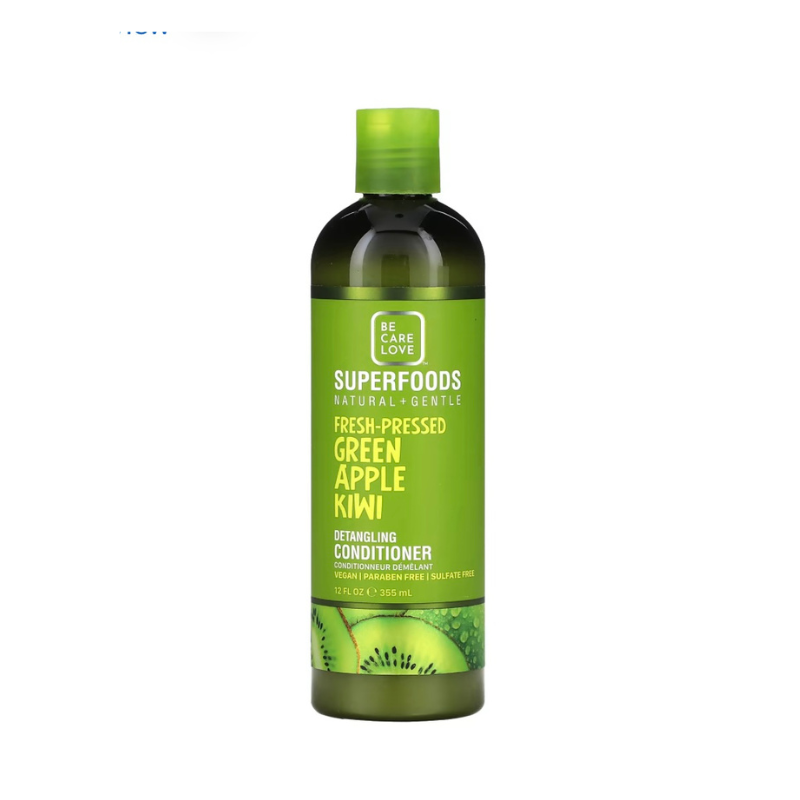 Superfoods - Detangling Conditioner - Green Apple Kiwi (God til fedtet hår) - 355 ml