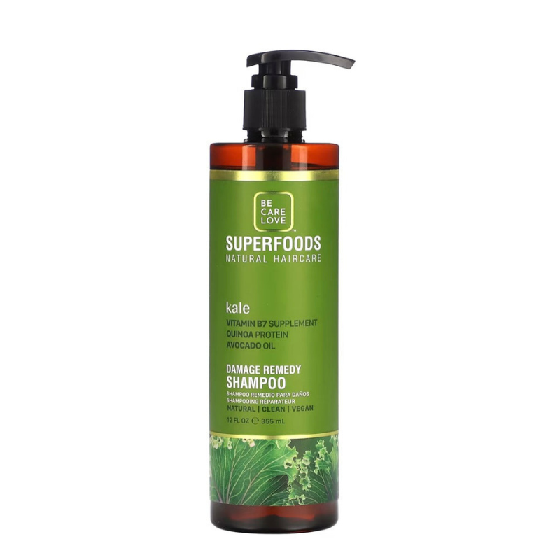 Superfoods - Natural Haircare, Damage Remedy shampoo, Kale - 355 ml.