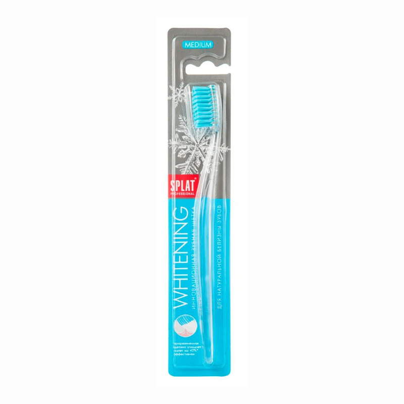 SPLAT® - WHITENING TANDBØRSTE - MEDIUM - Turkis