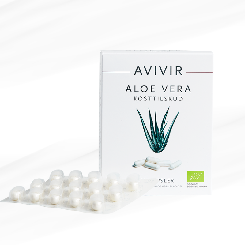 AVIVIR - Aloe Vera - Kapsler - Økologisk - 60 kapsler