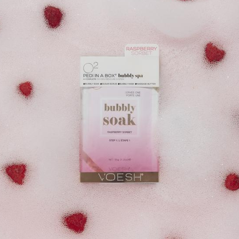 VOESH - Pedi In a Box Bubbly Soak – Raspberry Sorbet