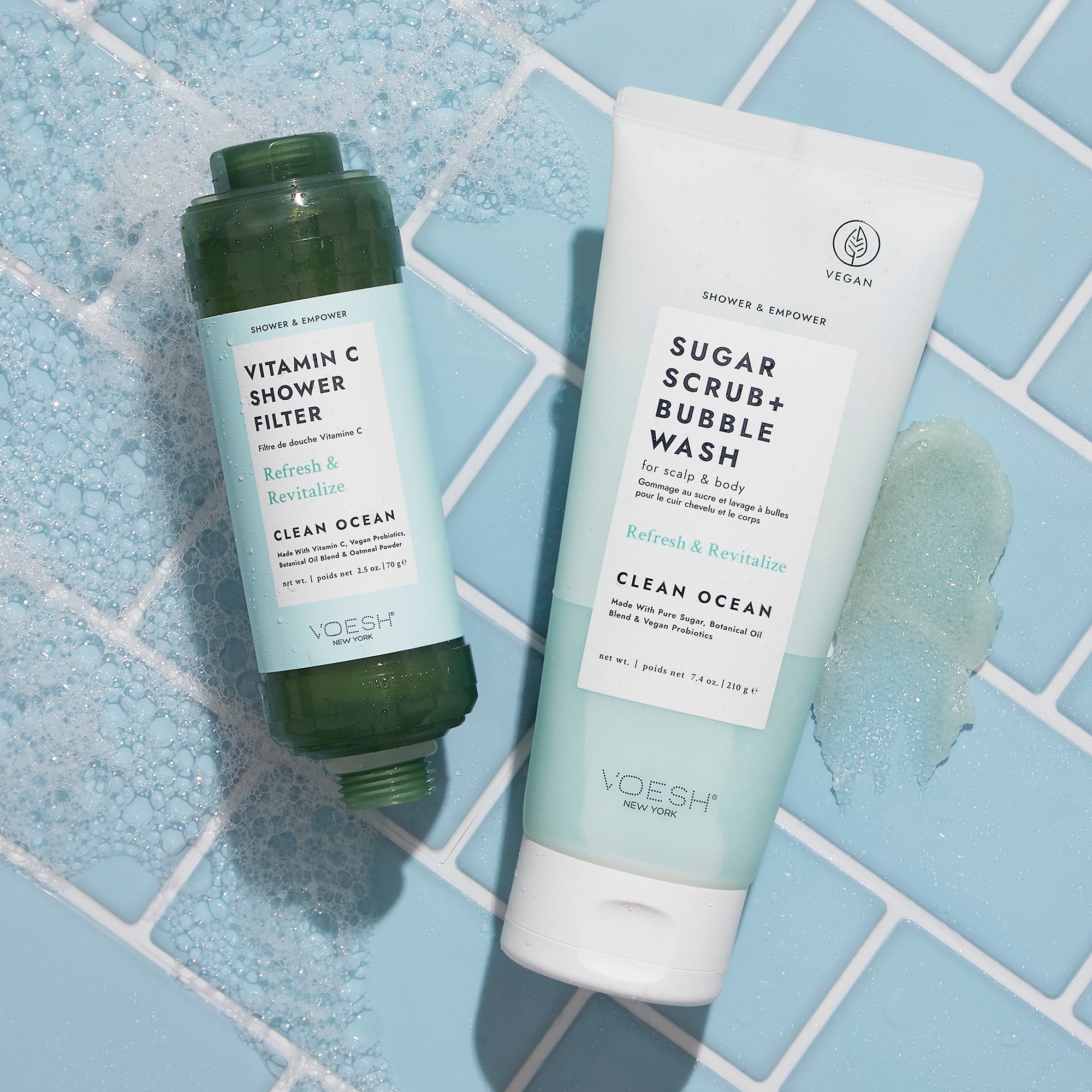 Voesh - Luksus badeoplevelse - Ocean Clean - Gratis scalp og bodyscrub
