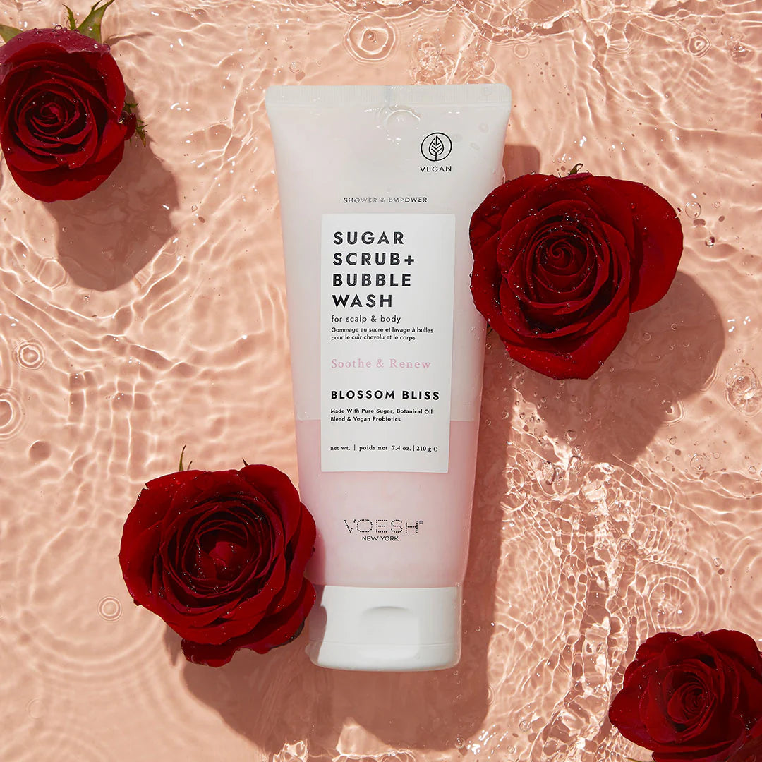 Voesh - Blossom Bliss  - Scalp & Body Sugar Scrub - 210 ml.