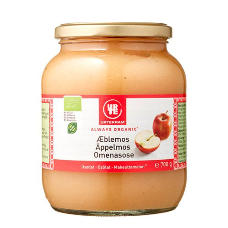 Urtekram - Æblemos usødet - Økologisk - 700 g.