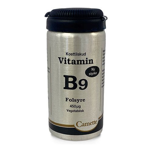 Camette - B9 vitamin folsyre 450mcg - 90 tab