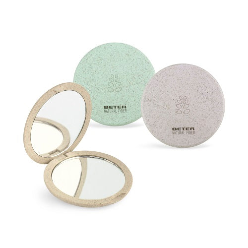 BETER NATURAL FIBER - LOMMESPEJL - med X4 forstørrelse - BEIGE