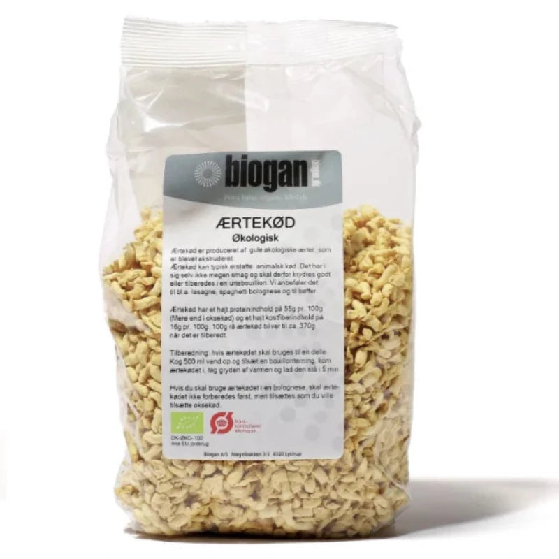 BIOGAN - ØKOLOGISK ÆRTEKØD - 250 g.