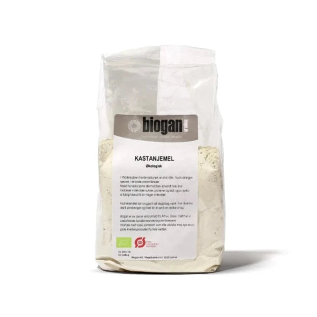 BIOGAN - ØKOLOGISK KASTANJEMEL -400 g.