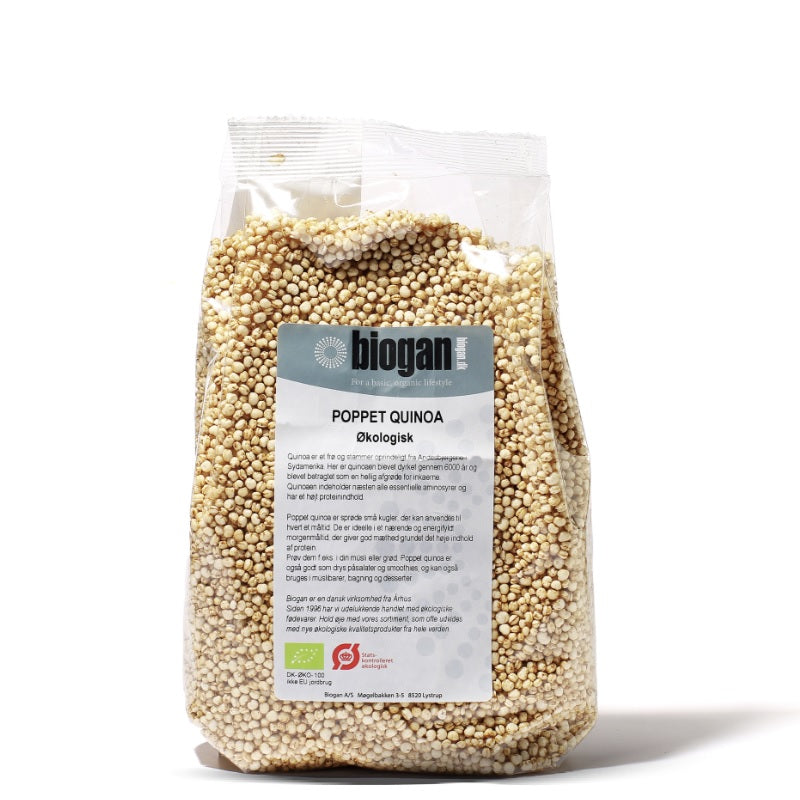 BIOGAN - ØKOLOGISK POPPET QUINOA - 150 g.
