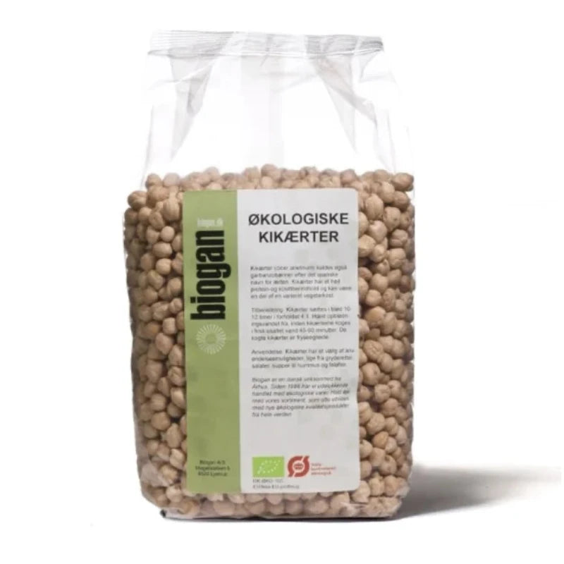 BIOGAN - KIKÆRTER - ØKOLOGISK - 1 kg.
