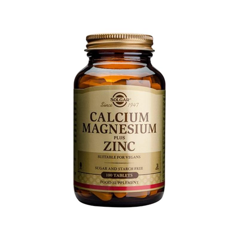 Solgar - Calcium magnesium +Zink - 100 tab