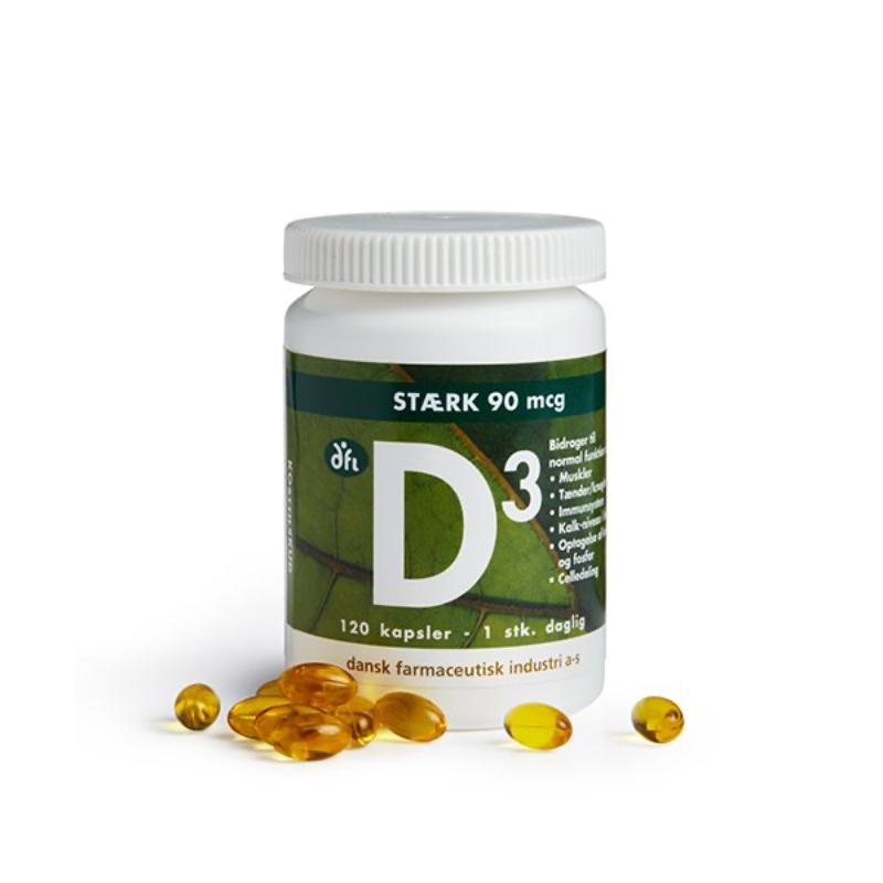 Grønne dfi vitaminer - D3-vitamin 90 mcg