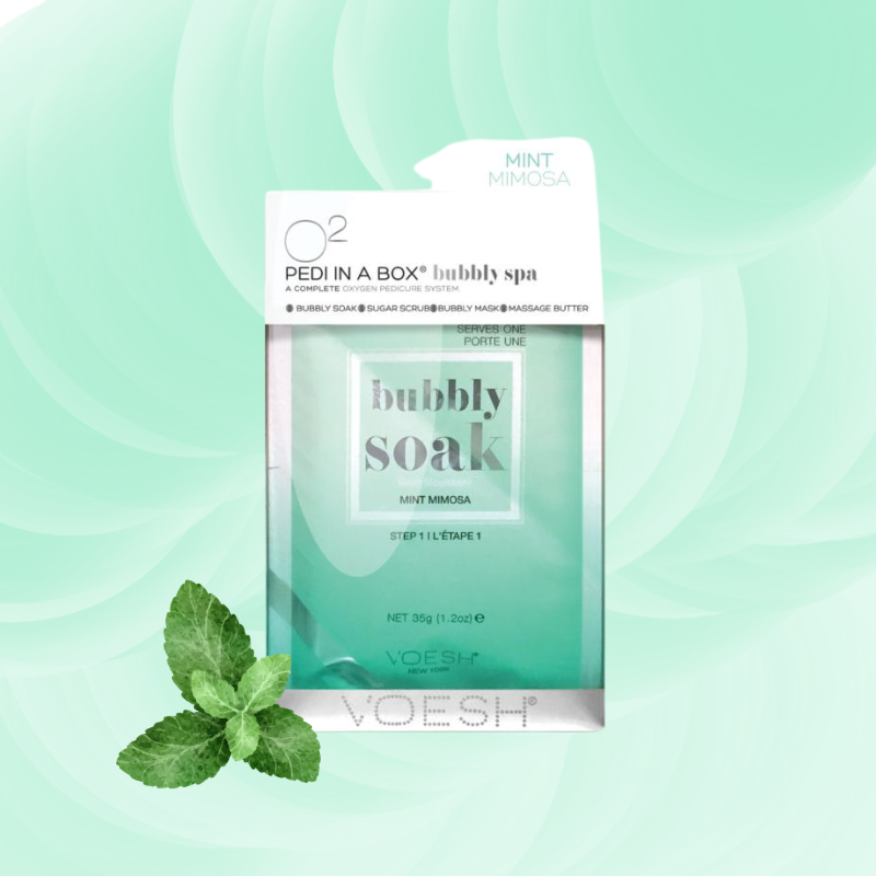 VOESH - Pedi In a Box Bubbly Soak – Mint Mimosa