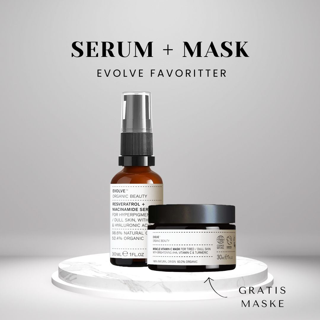 Evolve Resveratrol serum + GRATIS Vitamin C mask