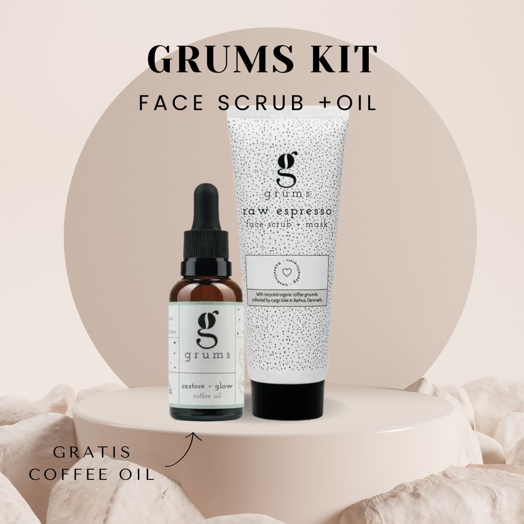 Grums kit - Face scrub + oil