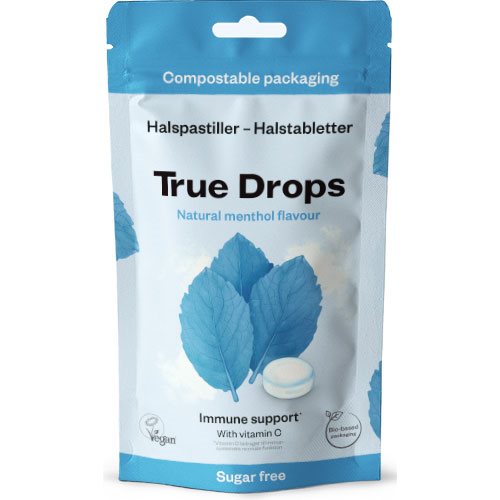 True Drops - Halspastiller Menthol  70 g.