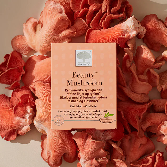 New Nordic - BEAUTY MUSHROOM (mindske synligheden af fine linjer og rynker) - 60 tab